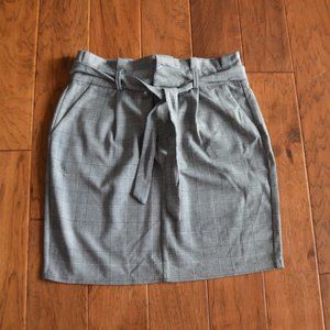 Vero Moda Paperbag Short Check Skirt Size L